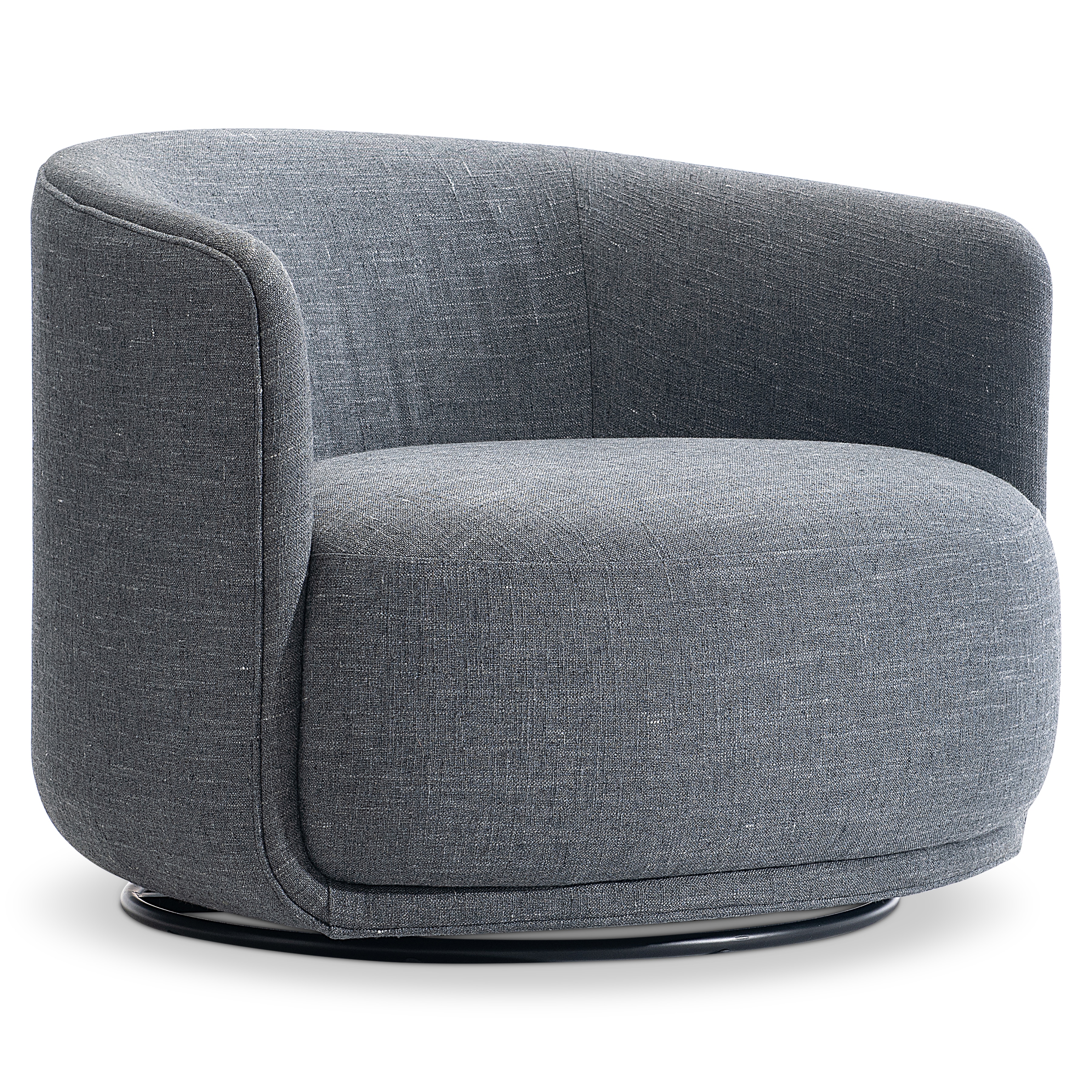 Bernhardt Loft Astrid Fabric Swivel Chair L193SO