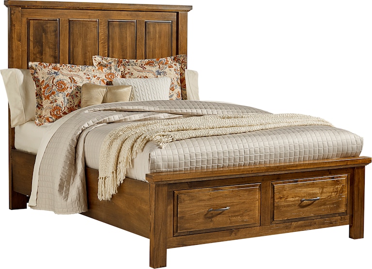Artisan & Post by Vaughan-Bassett Maple Road Queen Mansion Storage Bed 118-559-050B-502-555
