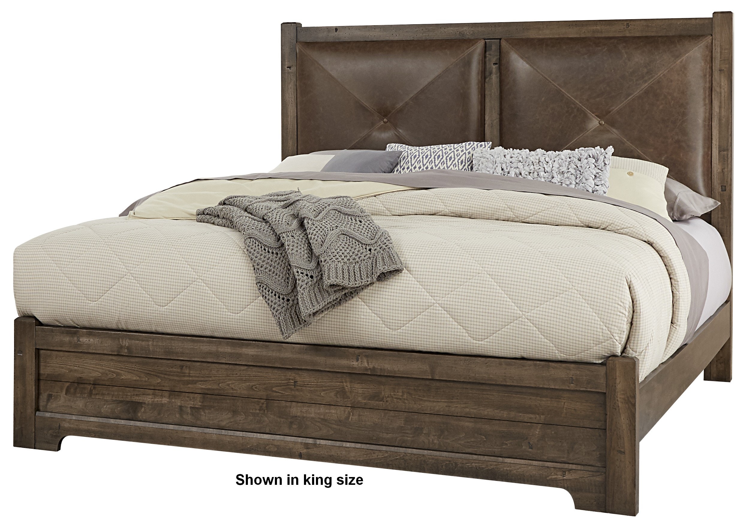 Artisan & Post by Vaughan-Bassett Bedroom Leather Headboard 5/0