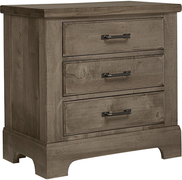 Artisan & Post by Vaughan-Bassett Cool Rustic Night Stand - 3 Drwr 172-227