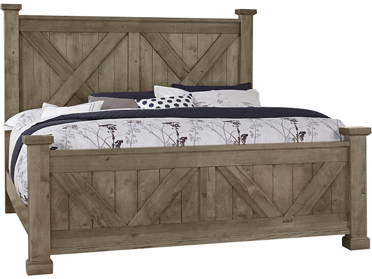 Artisan & Post by Vaughan-Bassett King X Bed With X Footboard 172-667-766-933-MS2 172-667-766-933-MS2