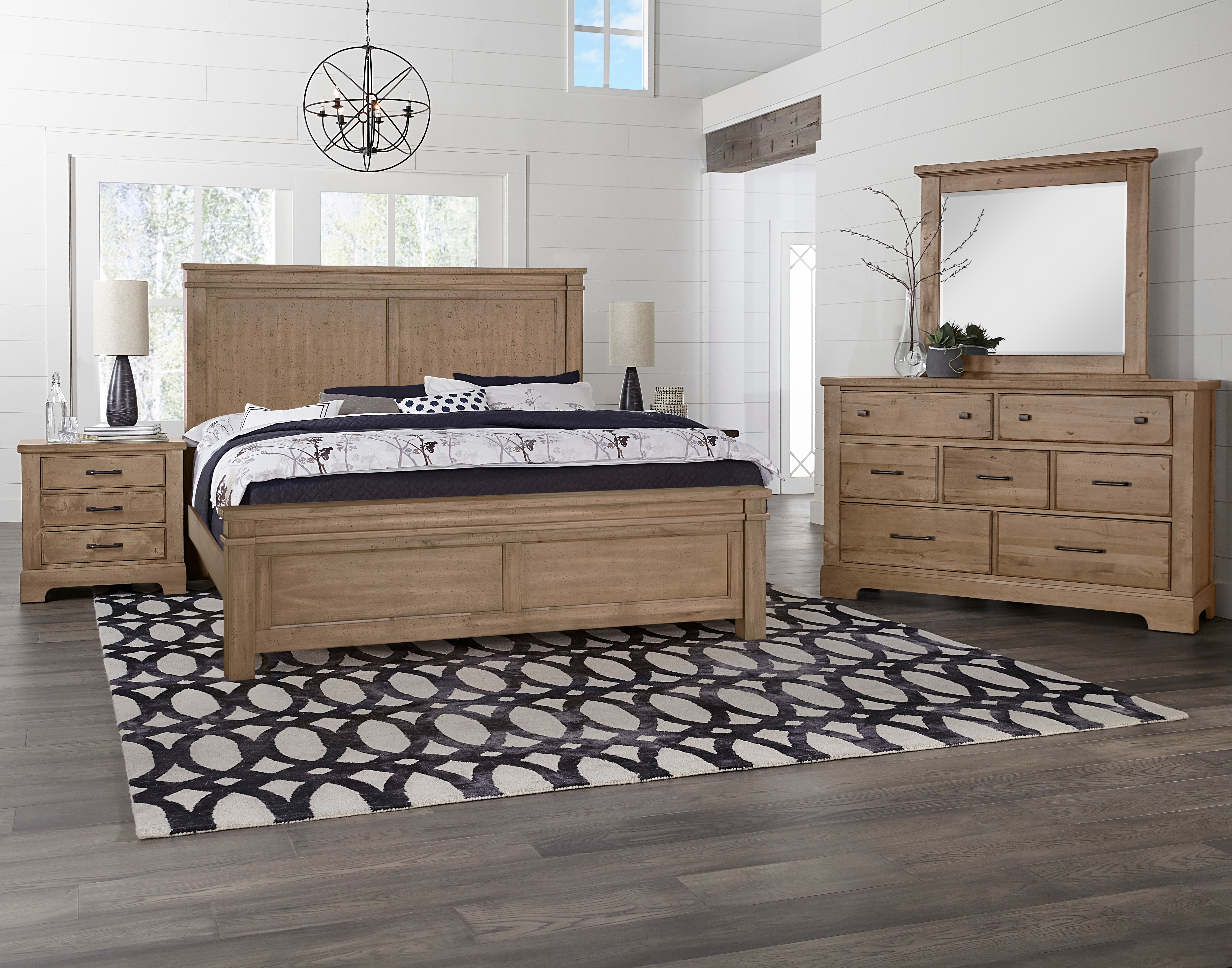 Artisan & Post by Vaughan-Bassett Bedroom King Mansion Bed With