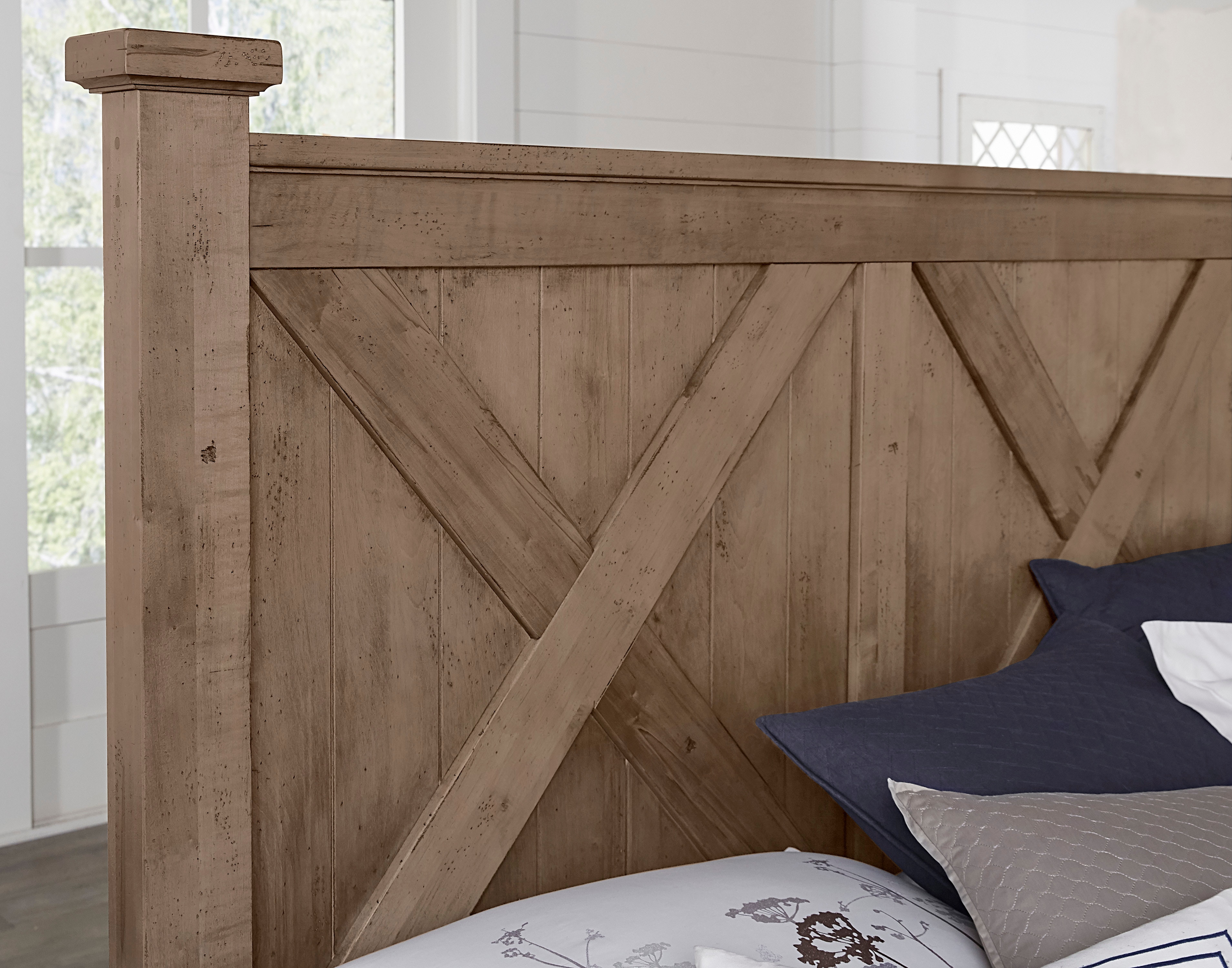 Artisan & Post by VaughanBassett Cool Rustic X Headboard 5/0 175557 Portland, OR Key Home