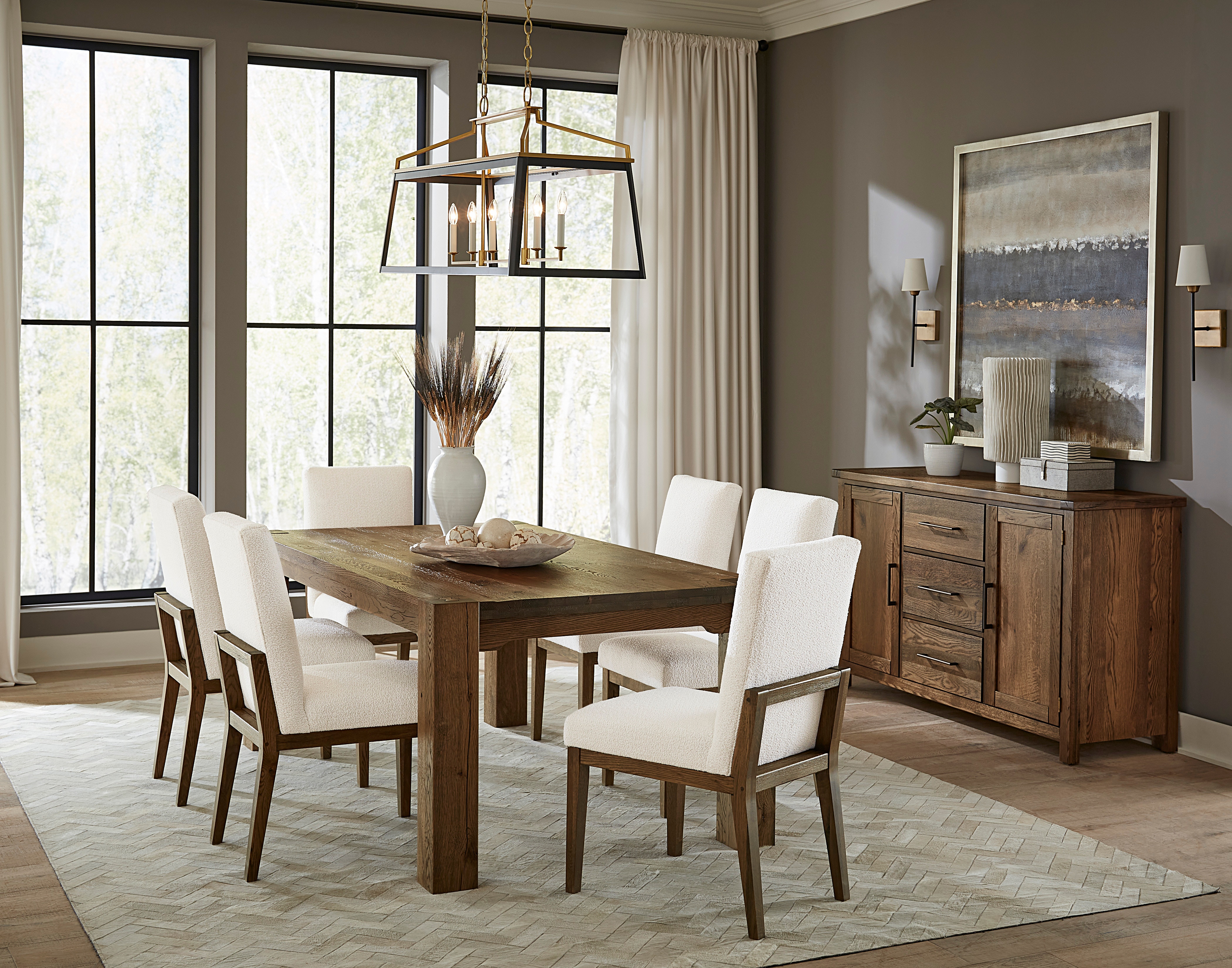 Artisan Post by Vaughan Bassett Dovetail Dining Gathering 76 In