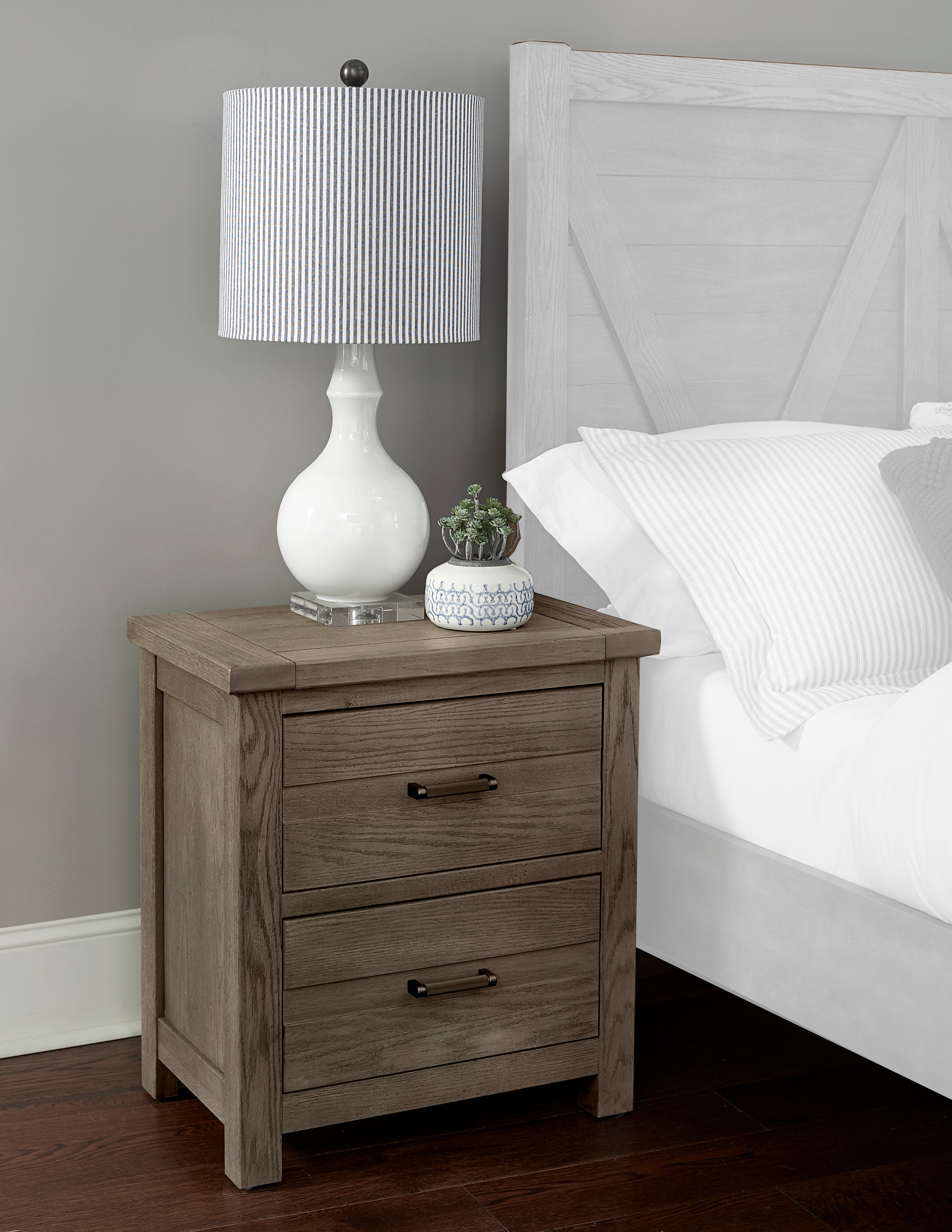 Centennial Solids By Vaughan Bassett Night Stand 2 Drwr 131 227 In Newnan Knox Furniture Store