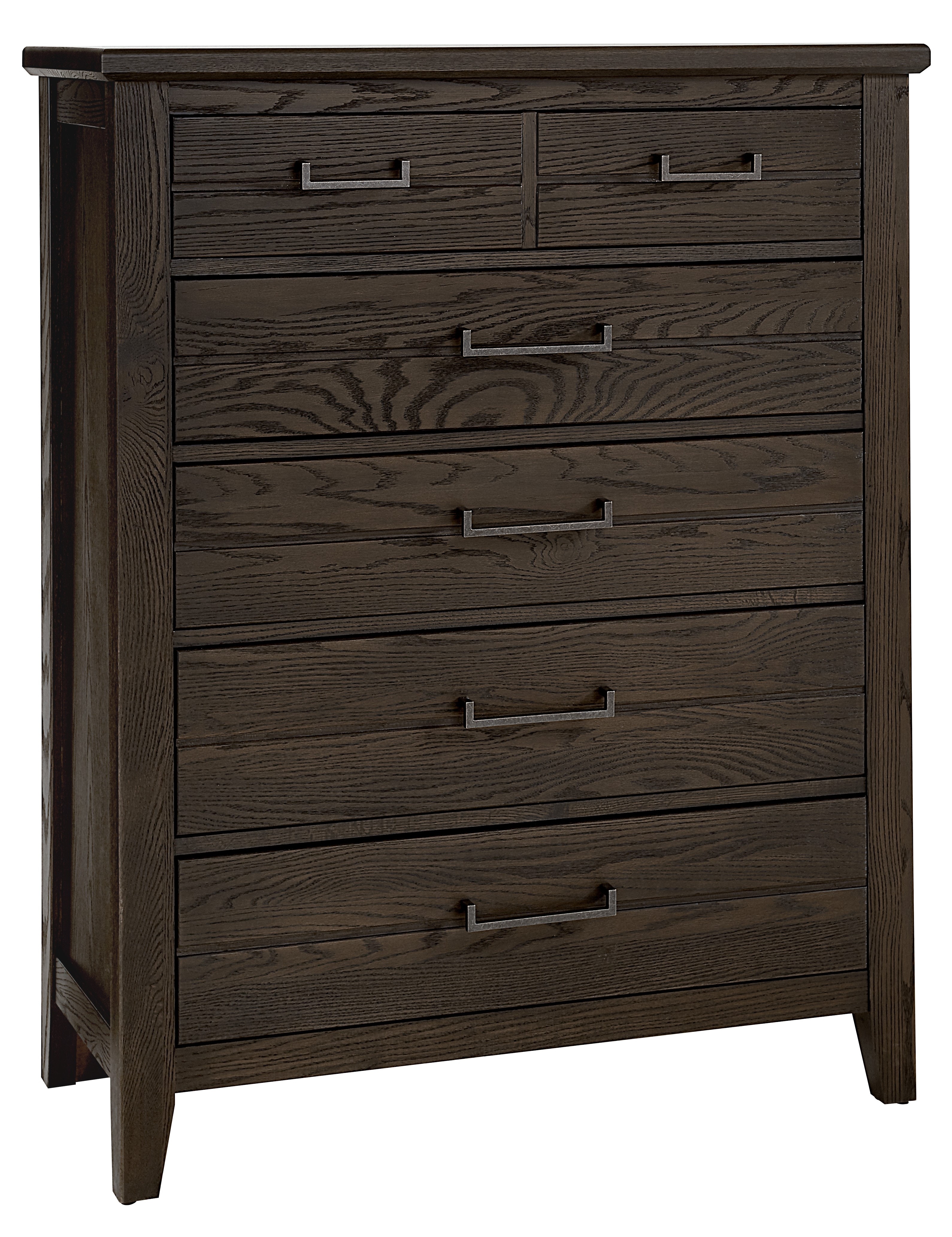 Dark brown store 5 drawer dresser