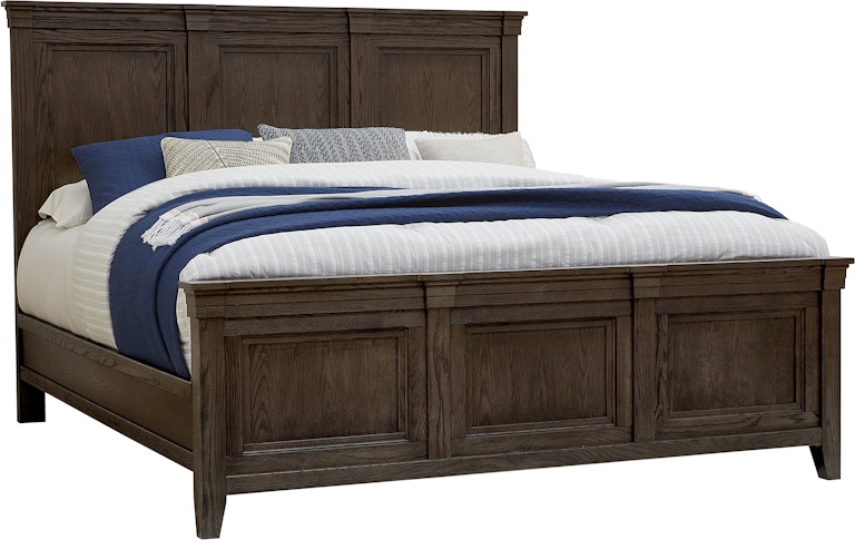 LMCo. Home by Vaughan-Bassett Queen Mansion Bed With Mansion Footboard 140-559-955-822 140-559-955-822