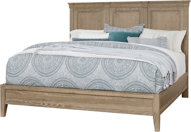 LMCo. Home by Vaughan-Bassett King Mansion Bed With Low Profile Footboard 141-669-766-833-MS2 141-669-766-833-MS2