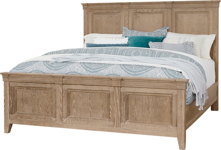 LMCo. Home by Vaughan-Bassett Queen Mansion Bed With Mansion Footboard 141-559-955-822 141-559-955-822