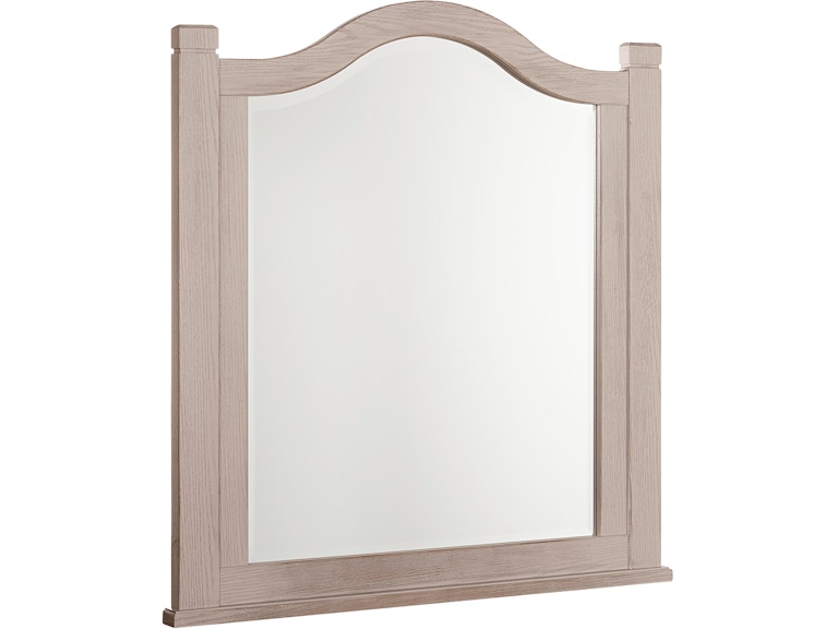 LMCo. Home by Vaughan-Bassett Bungalow Dover Grey Small Arch Mirror 741-446 VB741-446