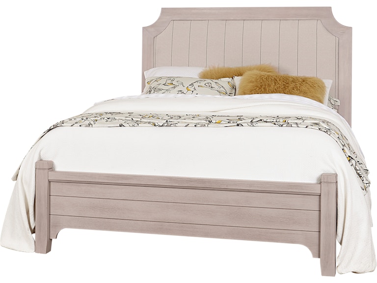 LMCo. Home by Vaughan-Bassett Bungalow Dover Grey Queen Upholstered Bed 741-551-855-922 VBK741QUB