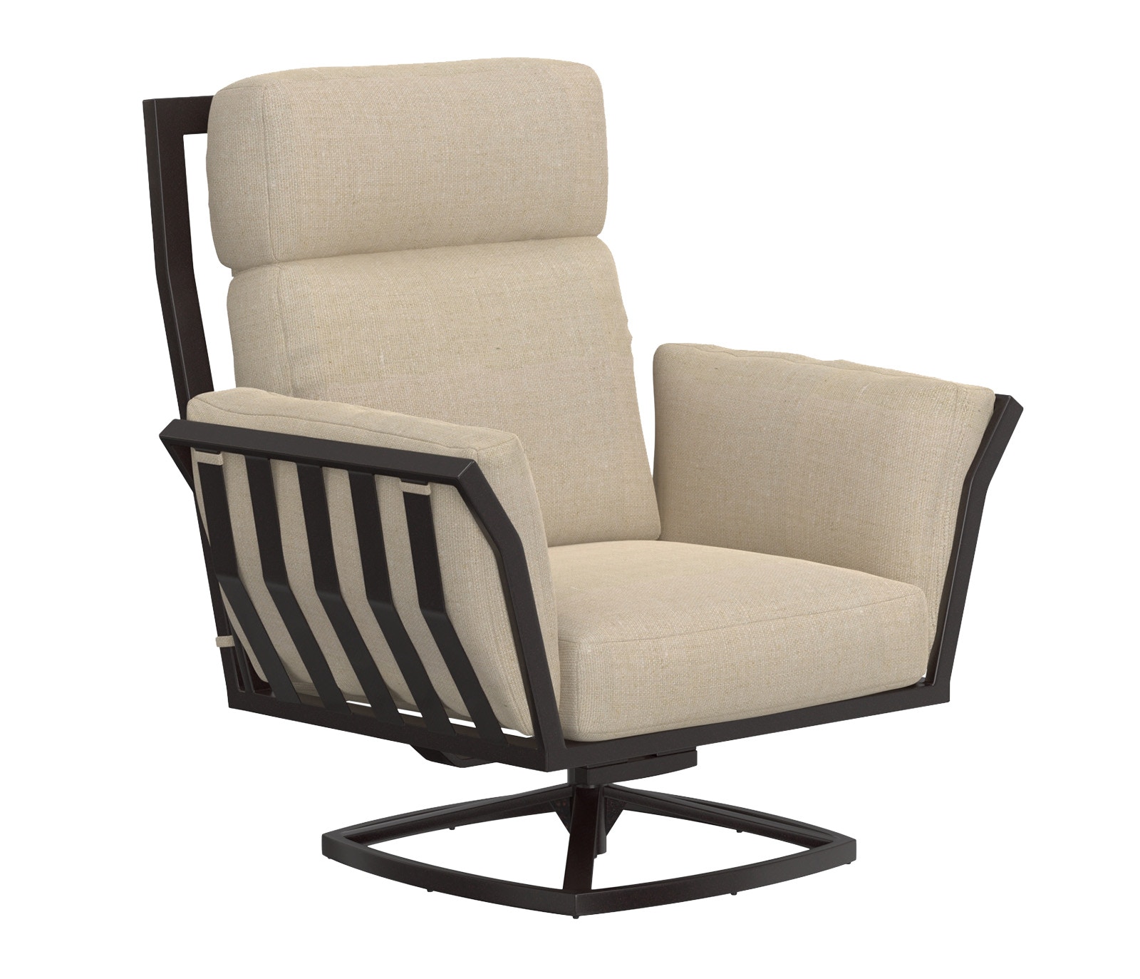 OW Lee Outdoor Furniture Aris Max Swivel Rocker Lounge Chair 27275SR Aminis