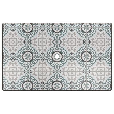  36 in. x 58 in. Valencia Table Top with Aluminum Rim and Umbrella Hole V-3658RTUD