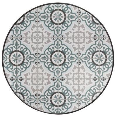  42 in. Round Valencia Table Top with Aluminum Rim V-42D