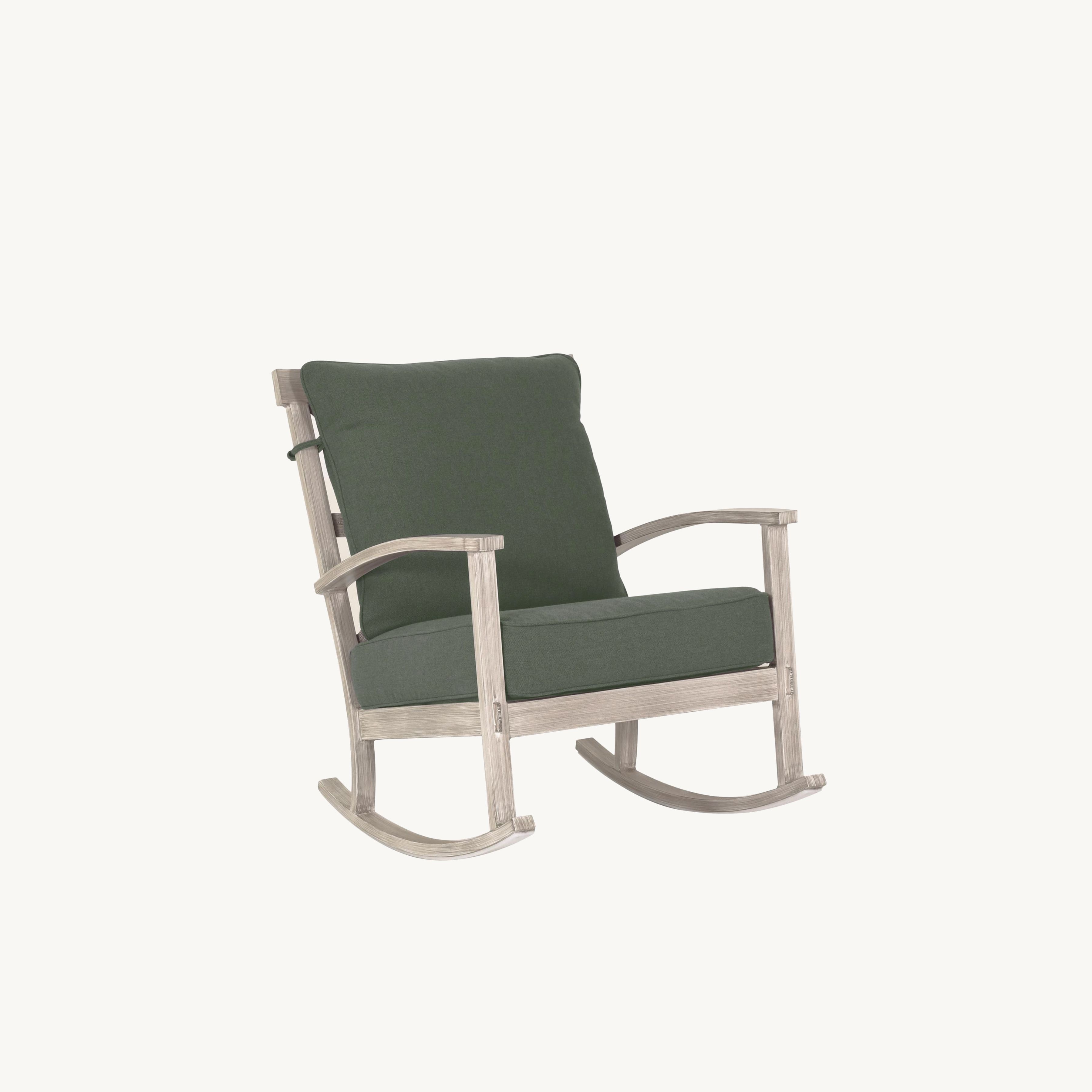  Antler Hill Ultra High Back Cushioned Lounge Rocking Chair 0A36T