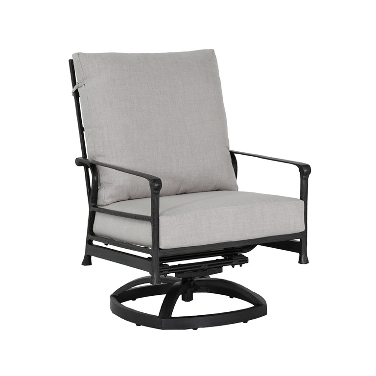  Marquis High Back Cushioned Lounge Swivel Rocker 1D16R