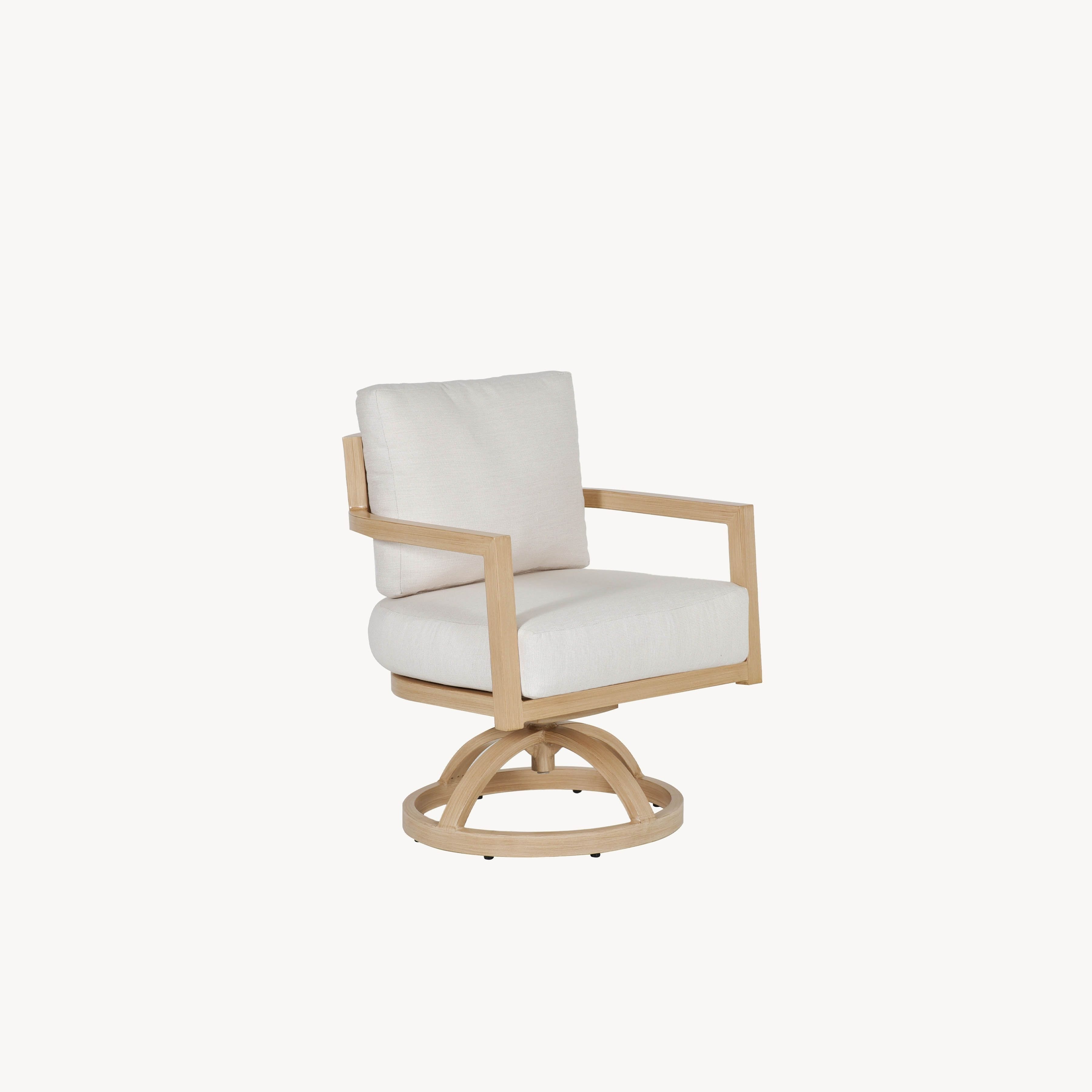  Gala Cushioned Dining Swivel Rocker 4A07R