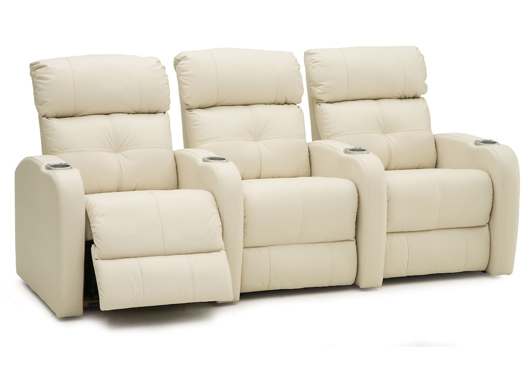 Palliser Furniture Home Entertainment Armless Loveseat Manual Recliner Theatre Seating 41454 4r