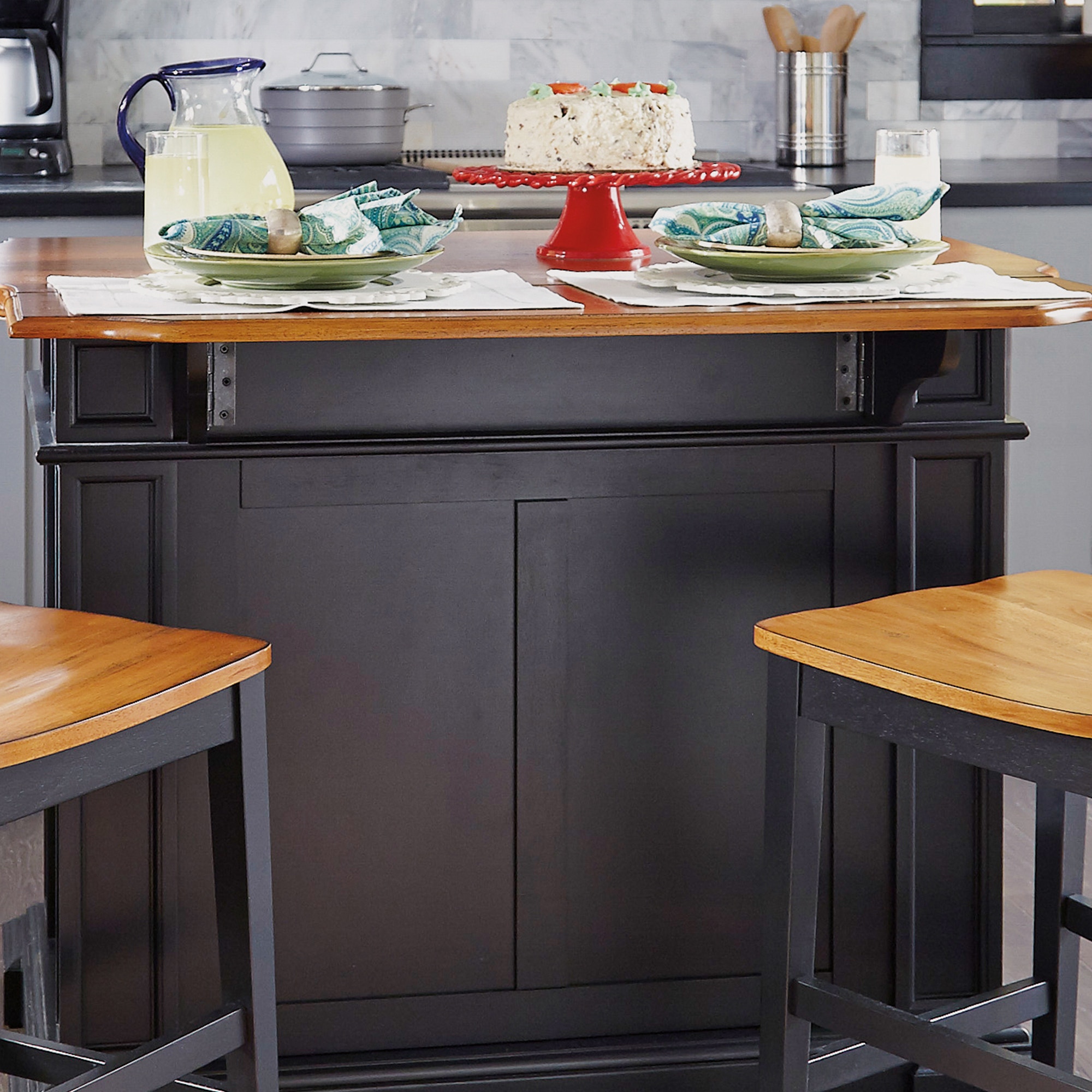 3 stool best sale kitchen island