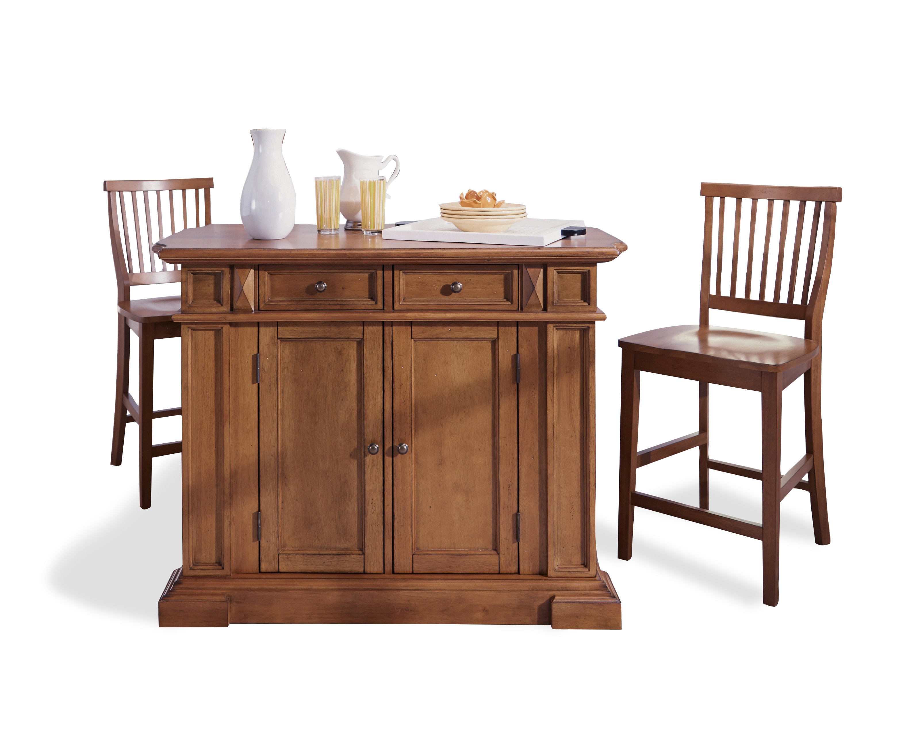 homestyles Casual Dining Kitchen Island Set 5004 948 Furniture