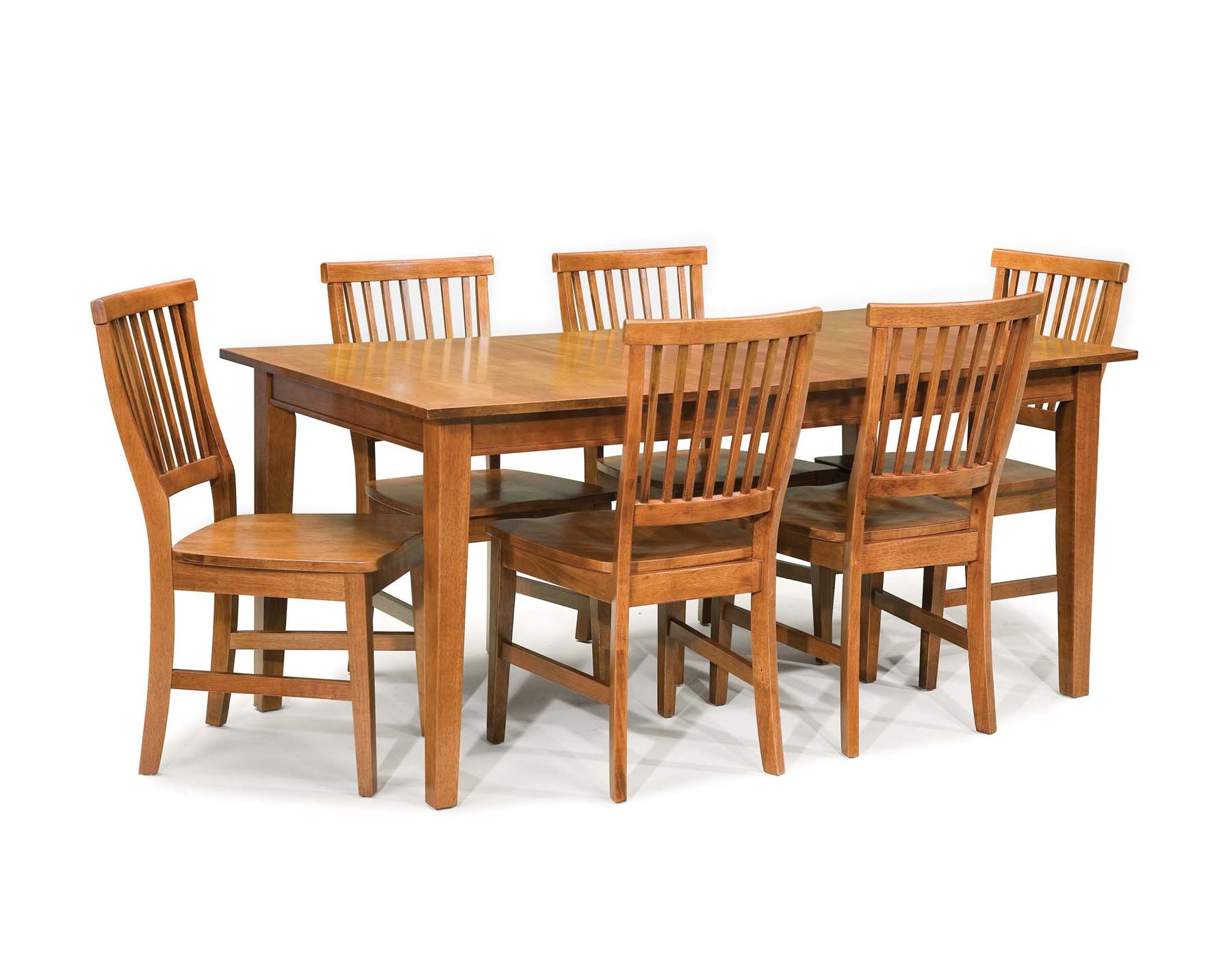 7 piece oak dining room sets