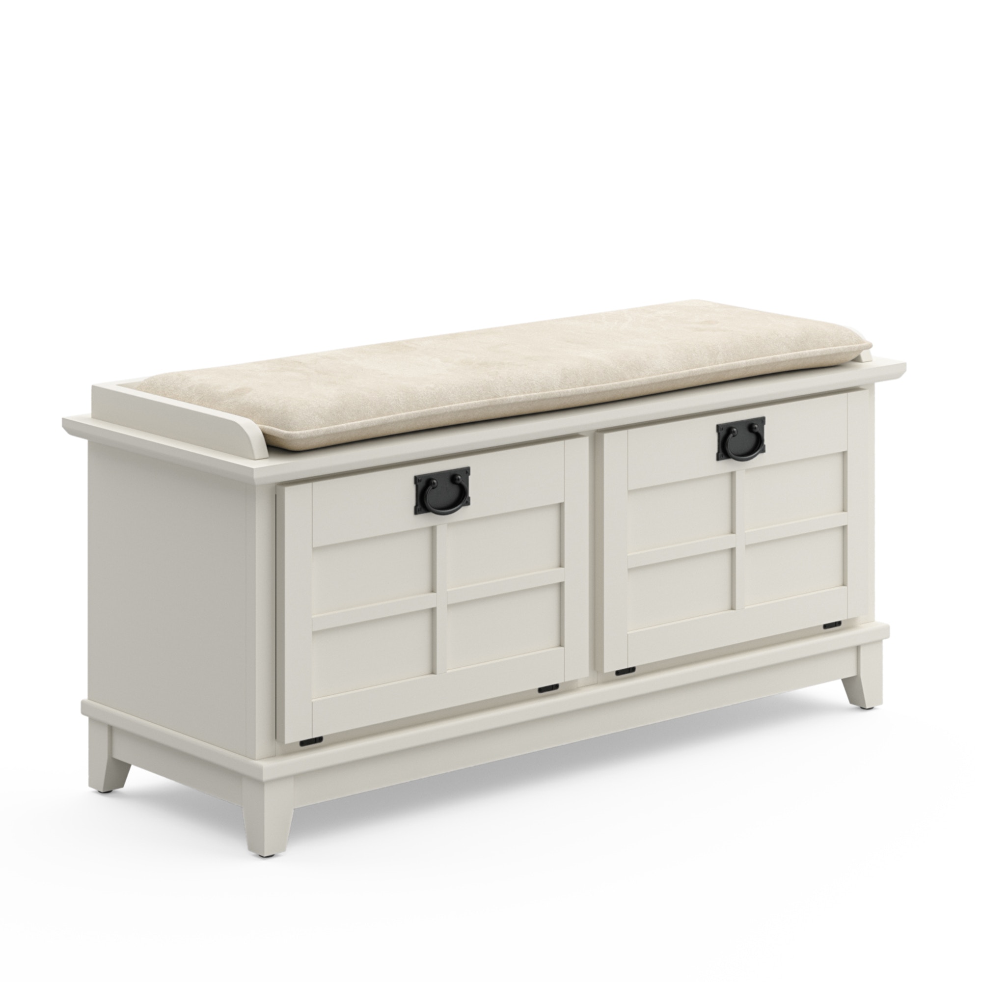 Off white outlet storage bench