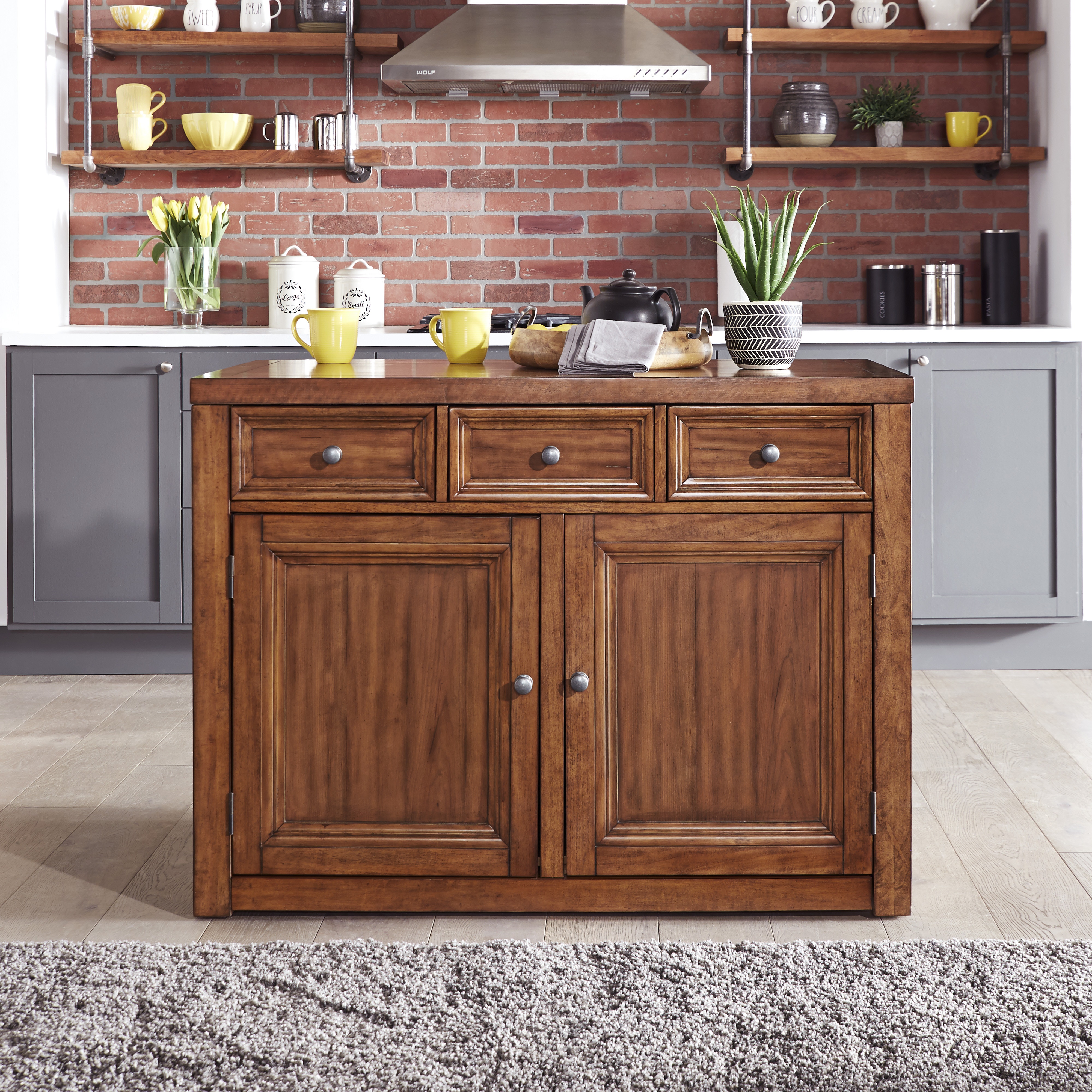 Sedona Toffee Kitchen Pantry by Home Styles