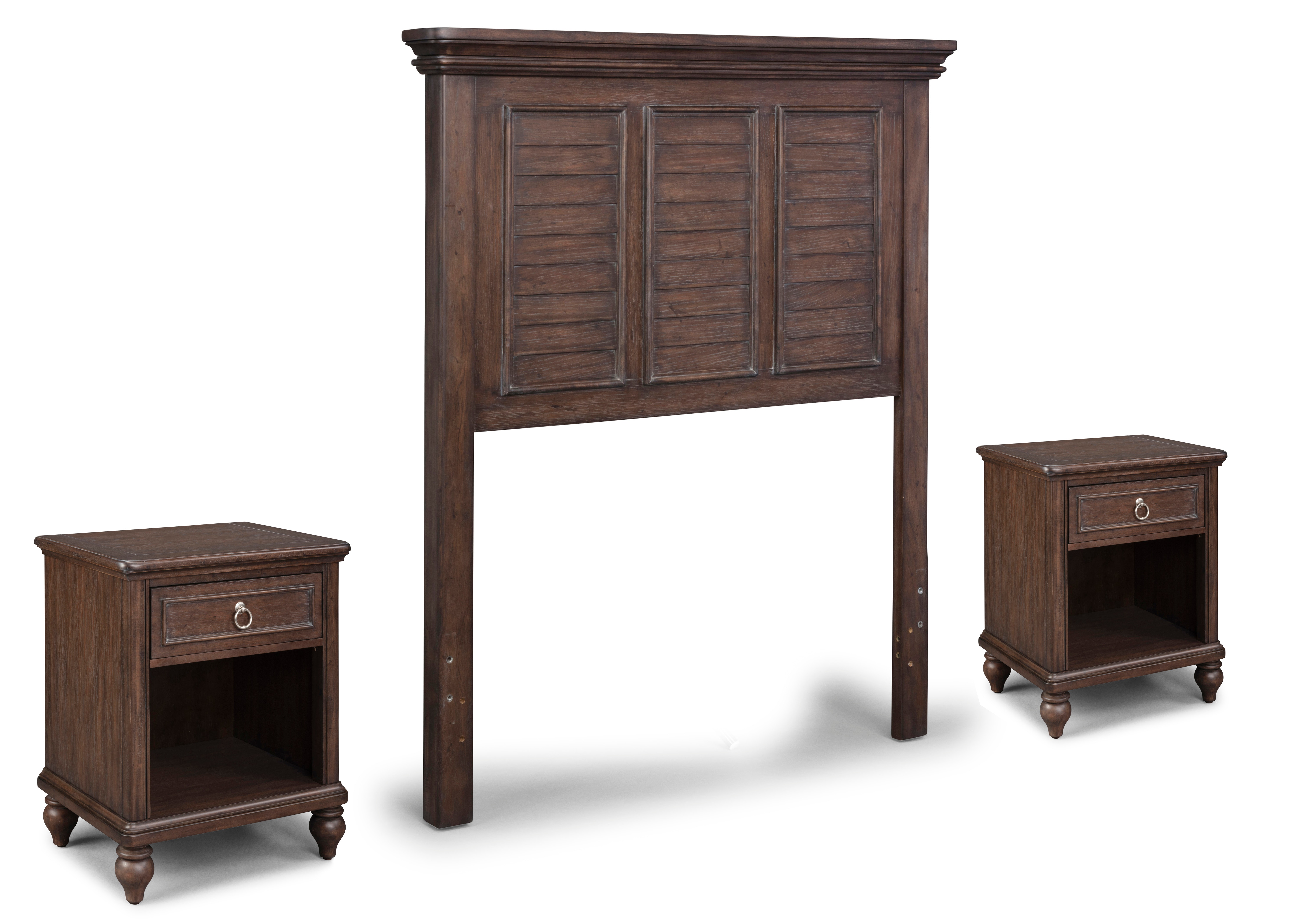 homestyles Southport 55034015 Twin Headboard and Two Nightstands