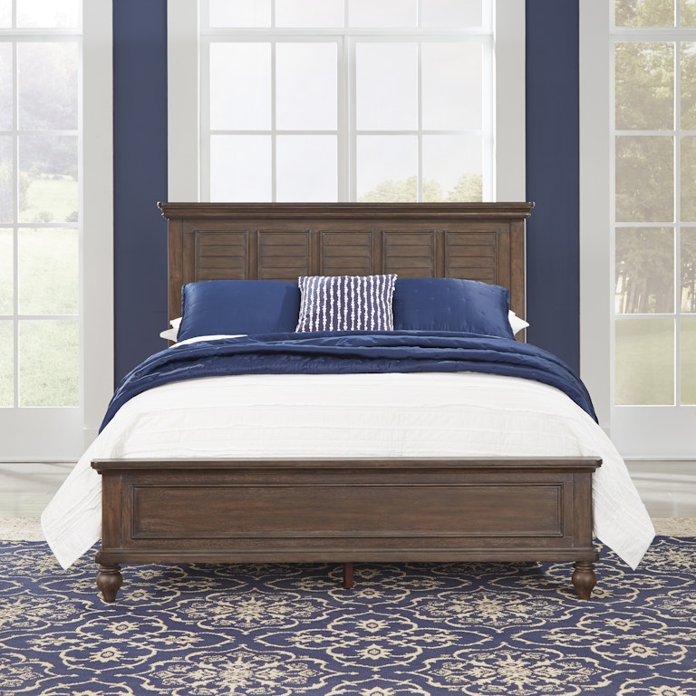 Homestyles Bedroom Southport Distressed Oak Queen Bed 5503 500 Good S Furniture Kewanee Il