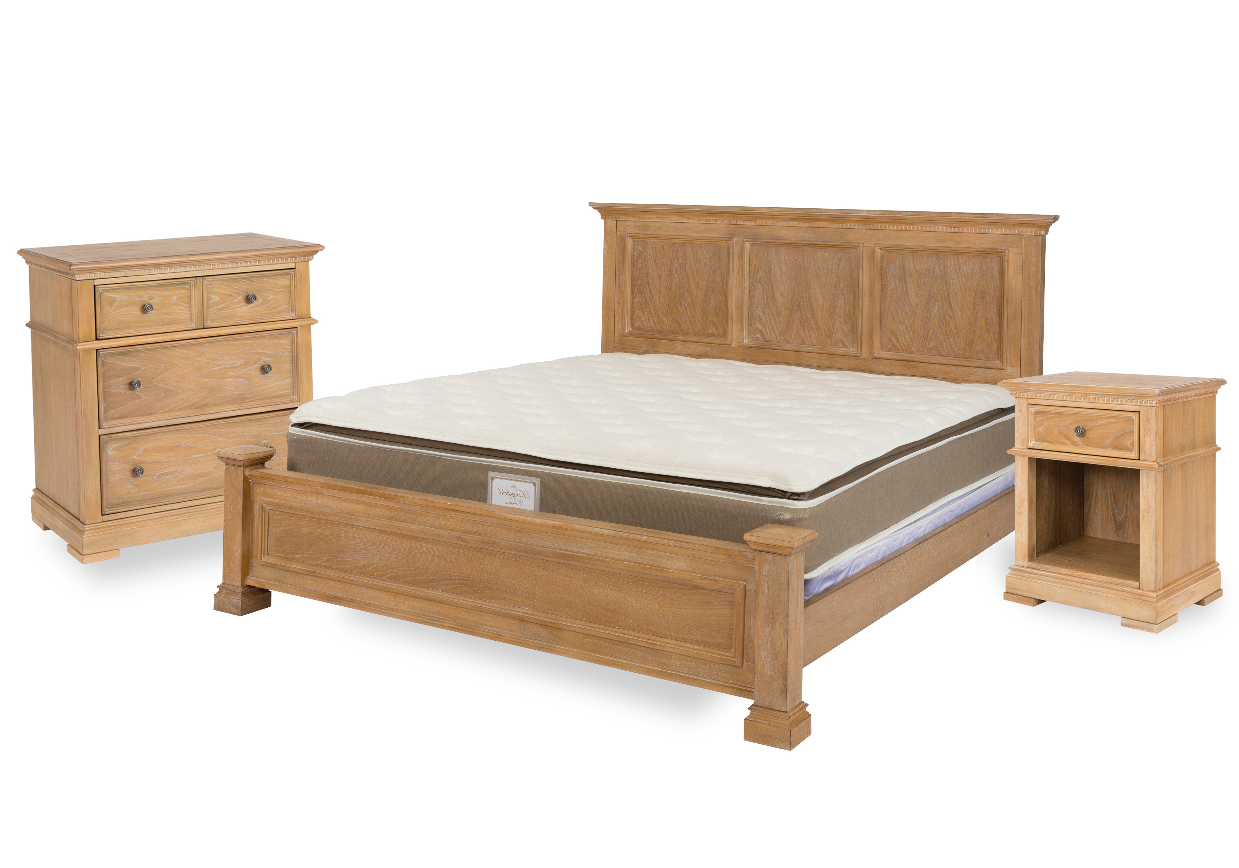 homestyles Bedroom King Bed, Nightstand and Chest 55046021 Kamin