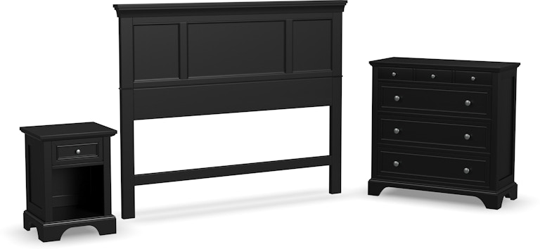 homestyles Bedford Queen Headboard, Nightstand and Chest 5531-5012