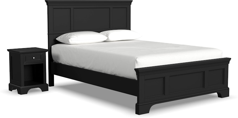 homestyles Bedford Queen Bed and Nightstand 5531-5013