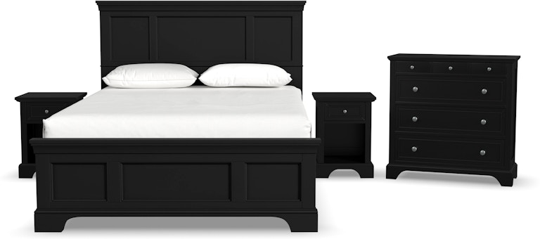 homestyles Bedford Queen Bed, Two Nightstands and Chest 5531-5016