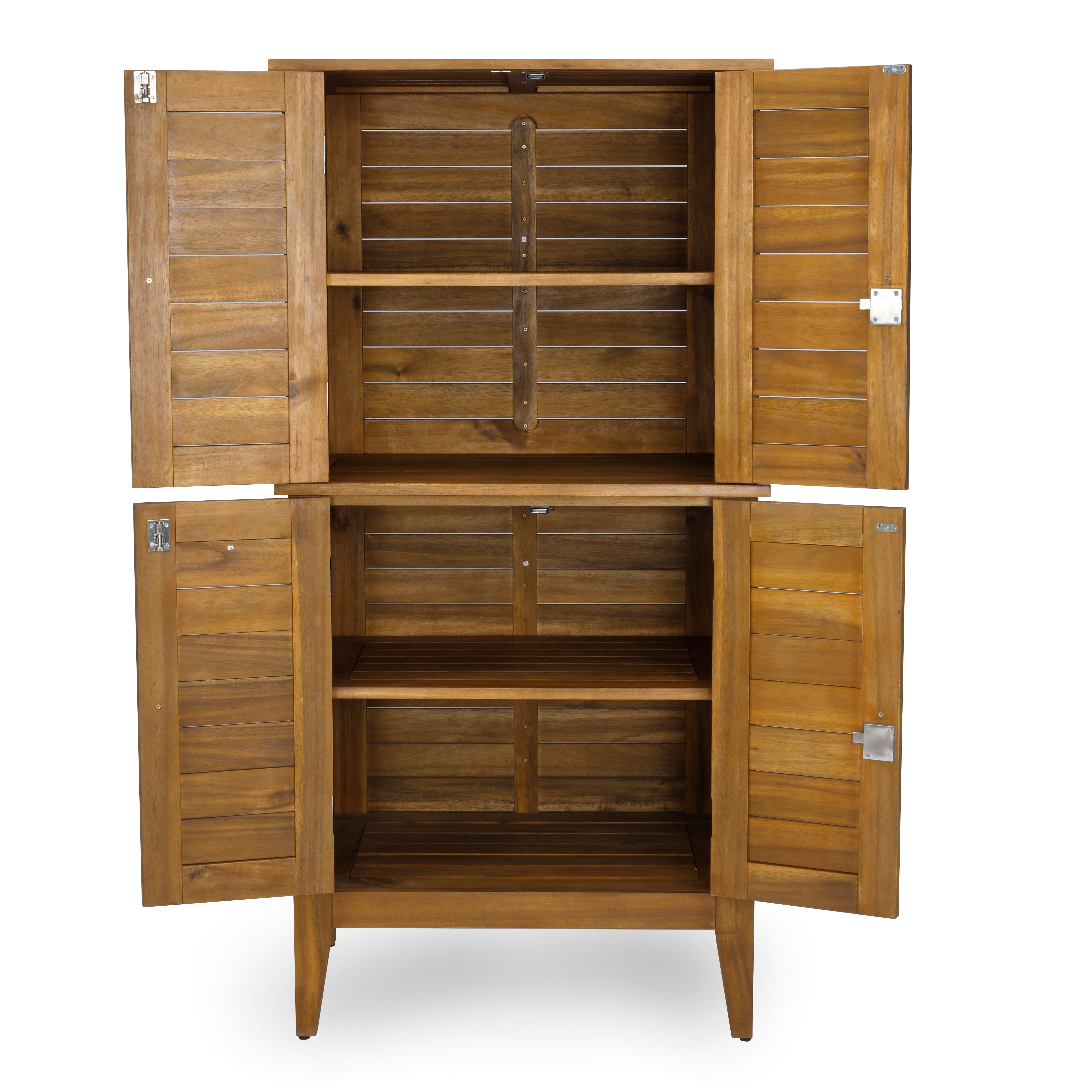 Outdoor teak deals storage cabinet