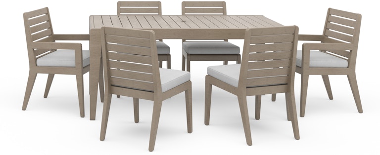 homestyles Sustain Outdoor Dining Table and Six Chairs 5675-318180Q