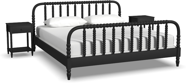 homestyles Spindle King Bed and Two Nightstands 5901-6042