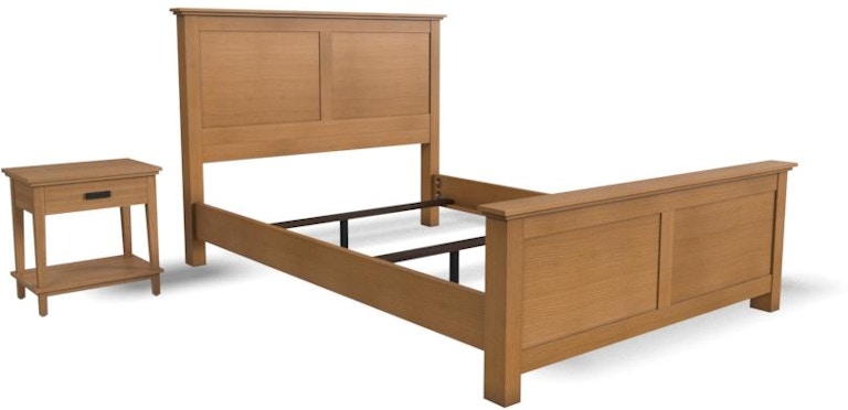 homestyles Oak Park Queen Bed and Nightstand 5910-5013O 115384751
