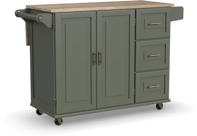 homestyles Dolly Madison Drop Leaf Kitchen Cart 5980-95