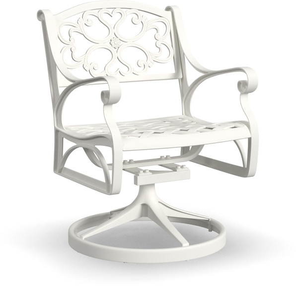 homestyles Sanibel White Outdoor Swivel Rocking Chair 6652-53 434435417