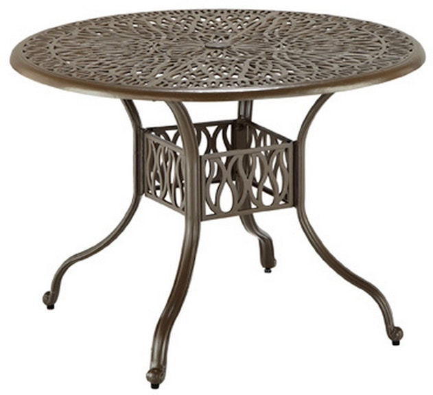homestyles Capri Taupe 42” Outdoor Dining Table 6659-30 527623047
