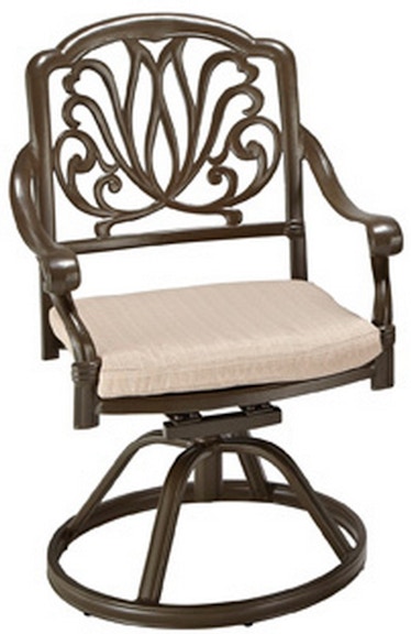 homestyles Capri Taupe Outdoor Swivel Rocking Chair 6659-53 695827218