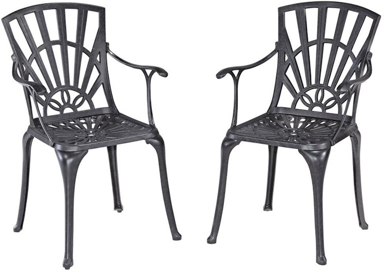 homestyles Grenada Charcoal Outdoor Chair (Set of 2) 6660-80 935899466