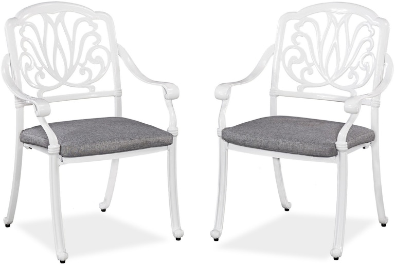 homestyles Capri White Outdoor Chair-Set of 2 6662-80 212219177