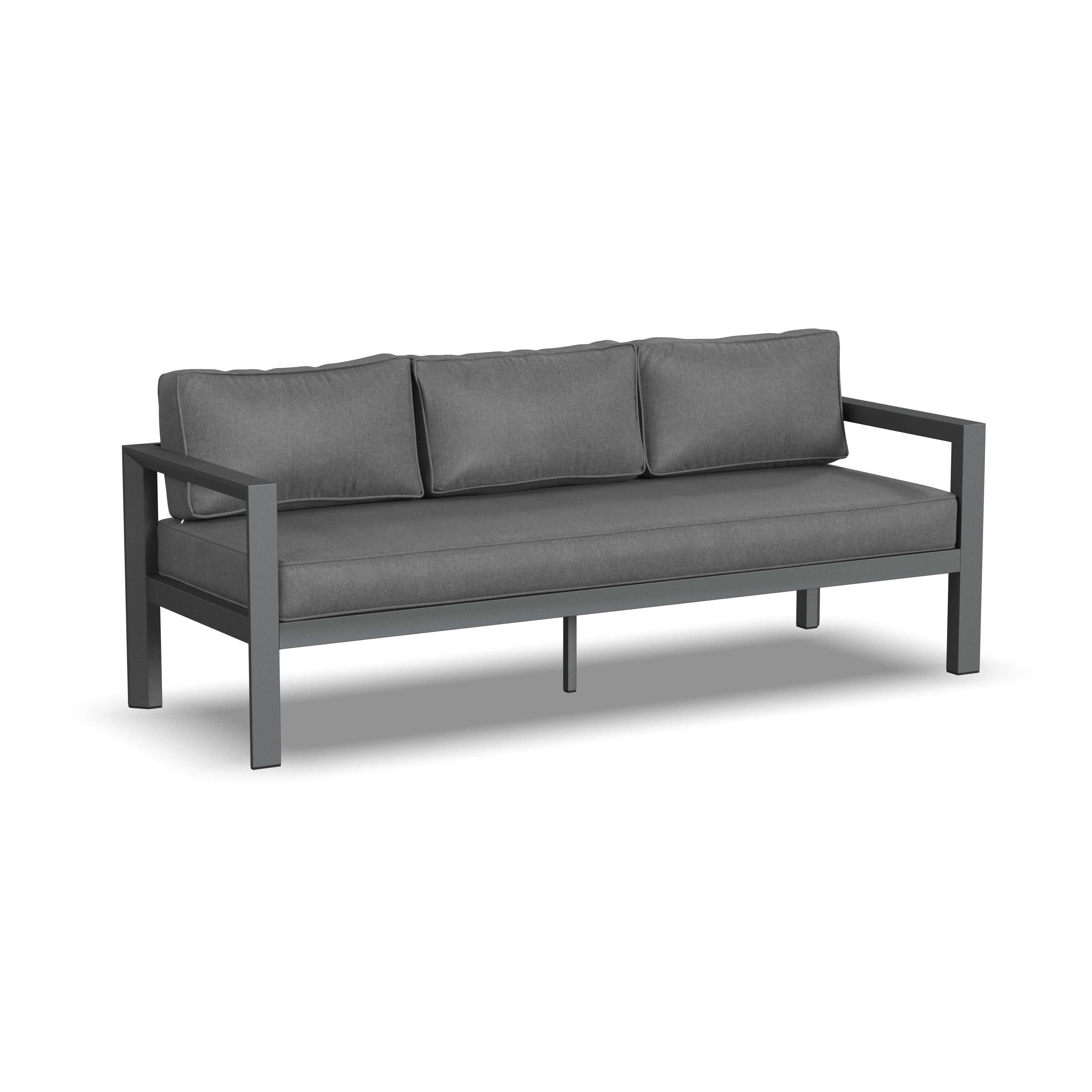 Gray discount outdoor sofa