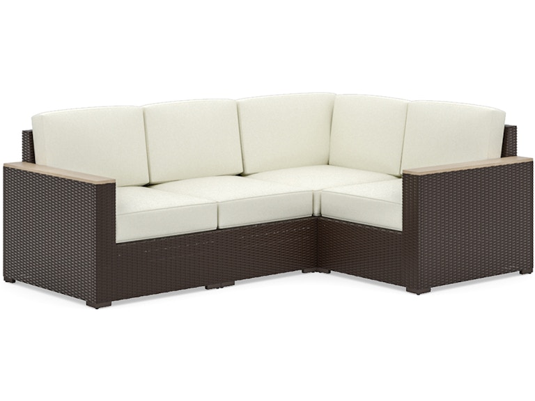 homestyles Palm Springs Brown 4-Seat Outdoor Sectional 6800-40 724043546