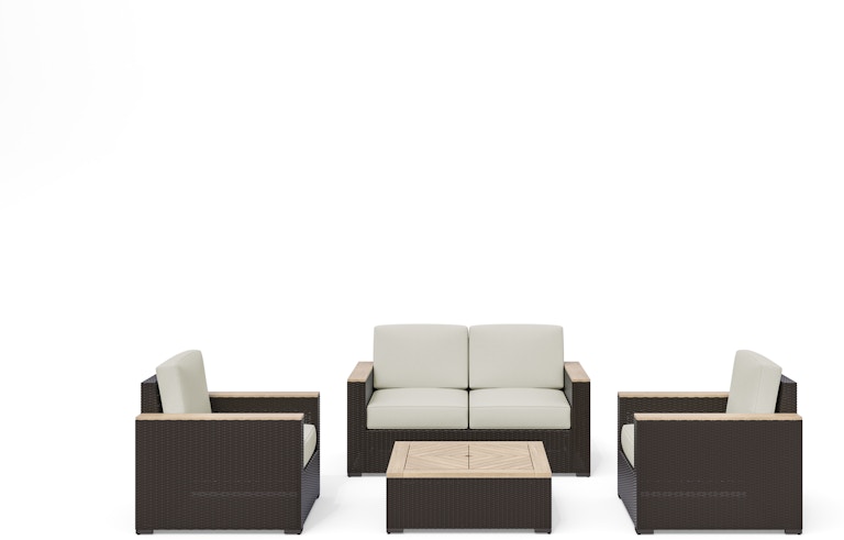 homestyles Palm Springs Outdoor Loveseat Set 6800-60-11D-21