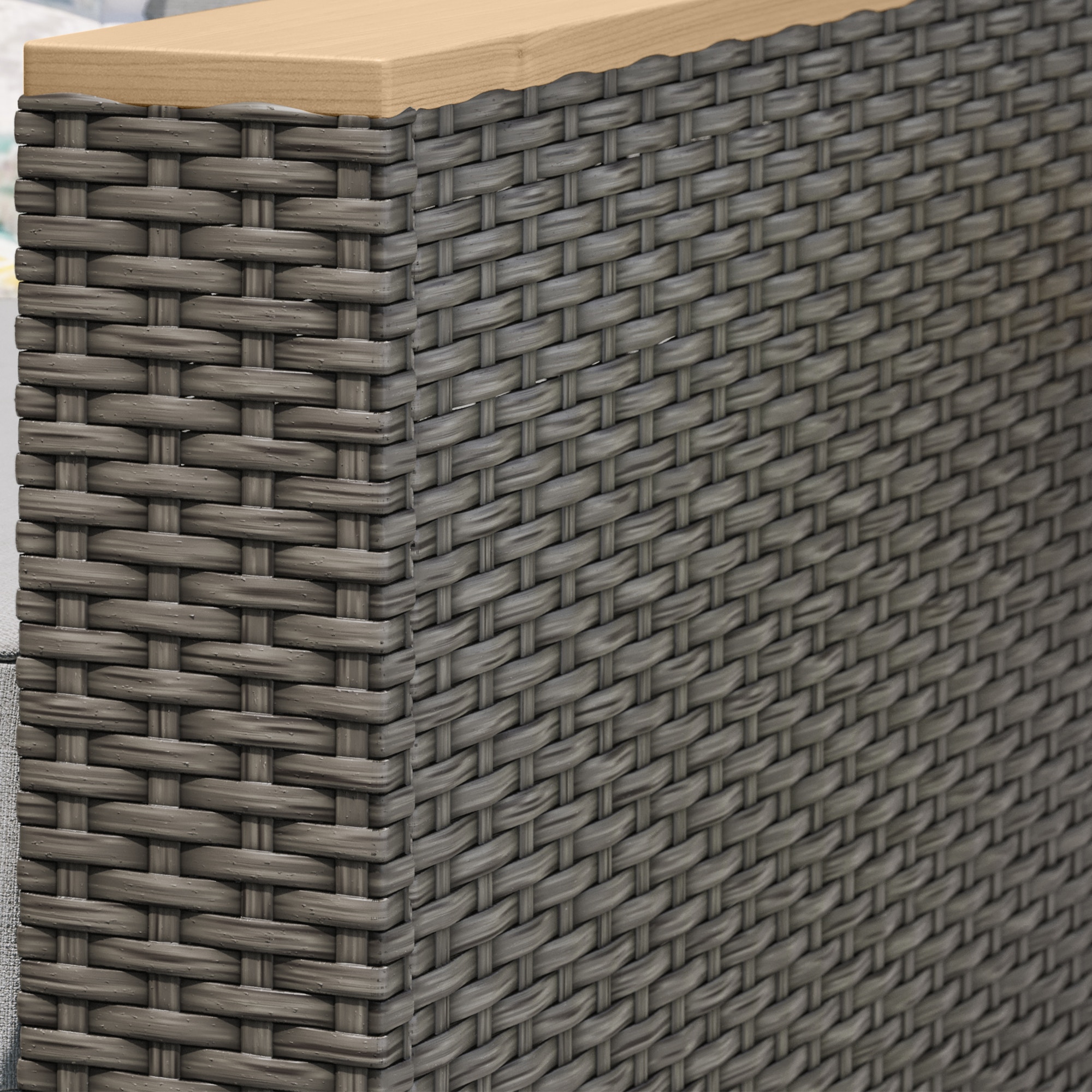 Boca Raton Brown 3Seat Outdoor Sofa by Homestyles 680130