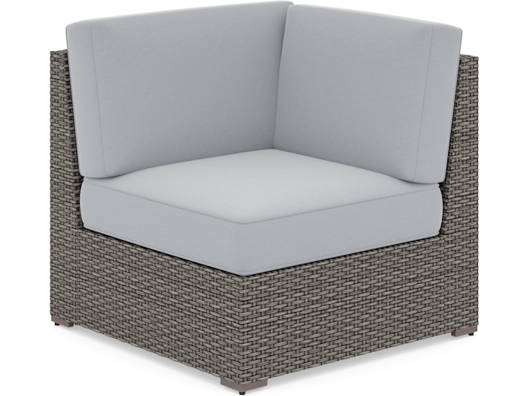 homestyles Boca Raton Brown Outdoor Sectional Side/Corner Chair 6801-12 043848262