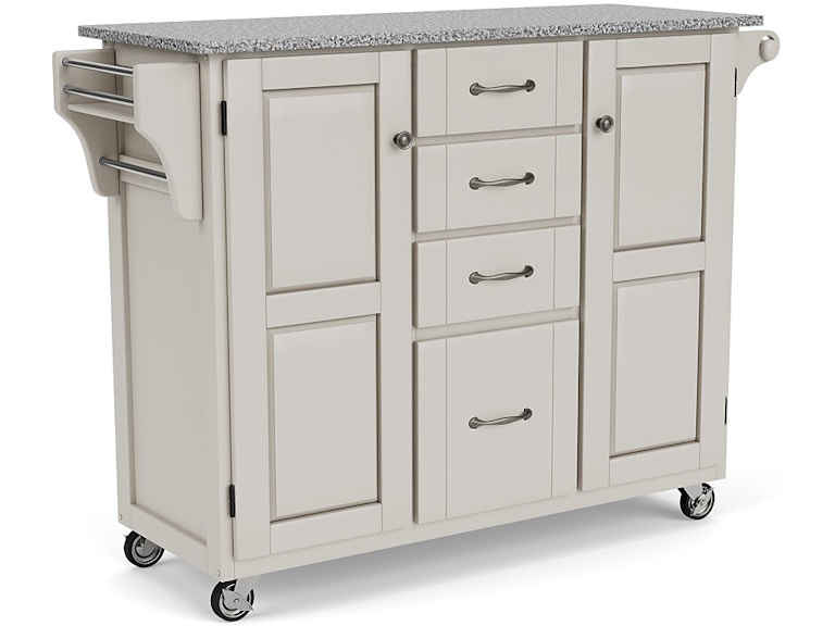 homestyles Create-a-Cart Off-White Kitchen Cart w/Granite Top 9100-1023 132858444