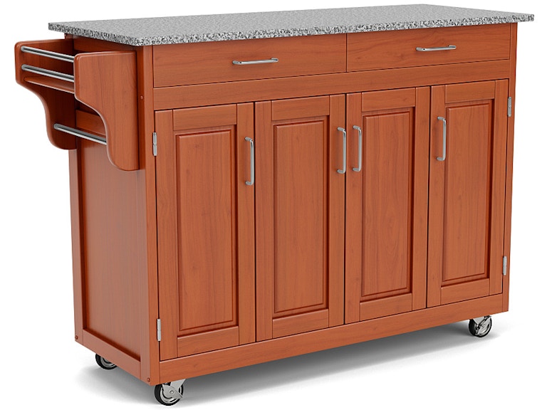 homestyles Create-a-Cart Oak Brown Kitchen Cart w/Granite Top 9200-1063 166391070